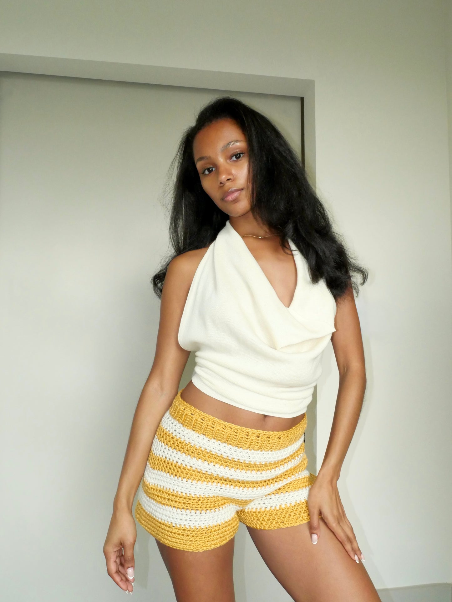 Mini Crochet Shorts