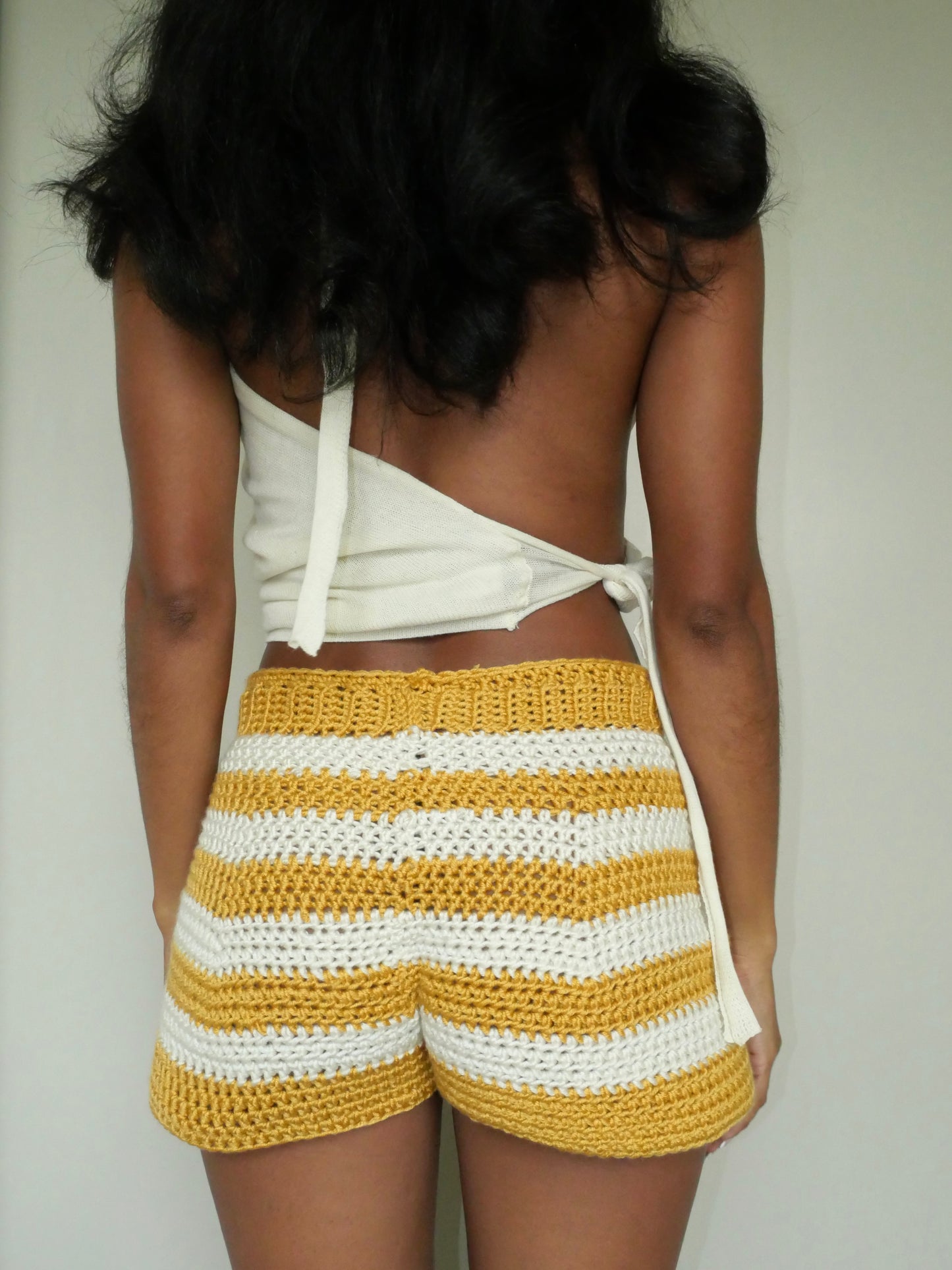 Mini Crochet Shorts