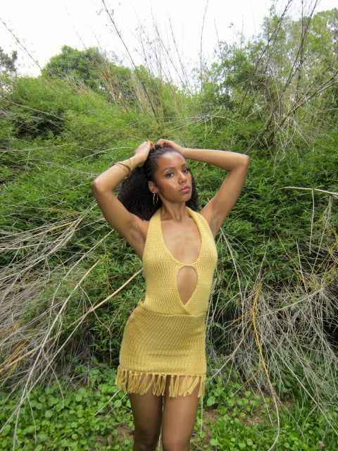 Giselle Dress in Honey