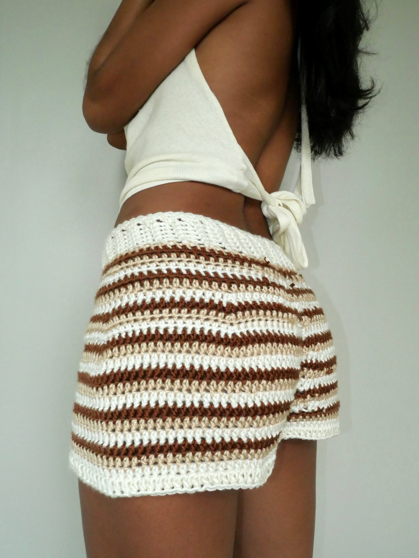 Mini Crochet Shorts